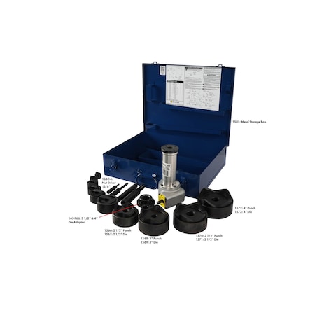 CURRENT TOOLS 2-1/2"  Knock-Out Punch 1566